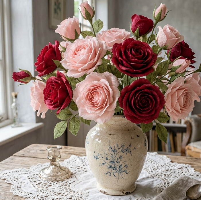 9 Ideas for DIY Paper Flower Bouquet