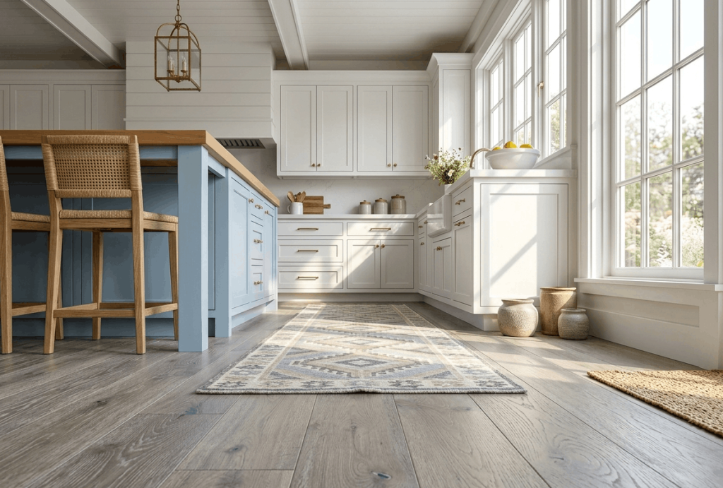 Gray Washed Wood Flooring