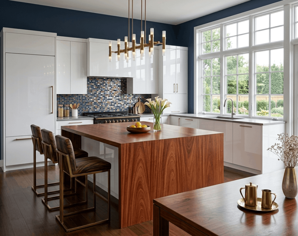 Mahogany Kitchen Island
