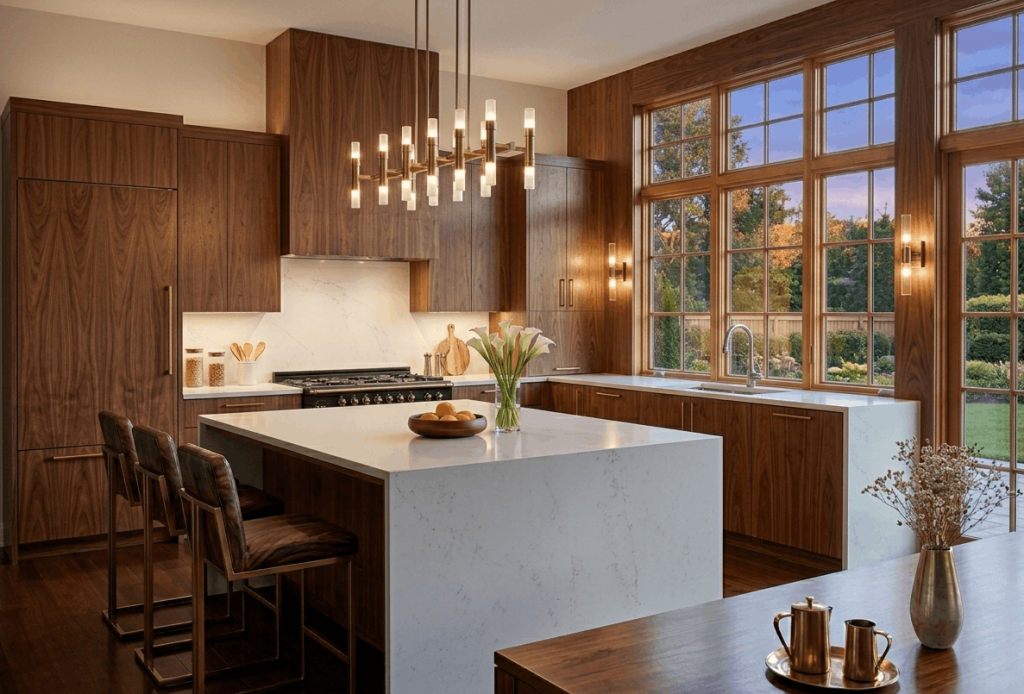 Walnut Veneer Paneling