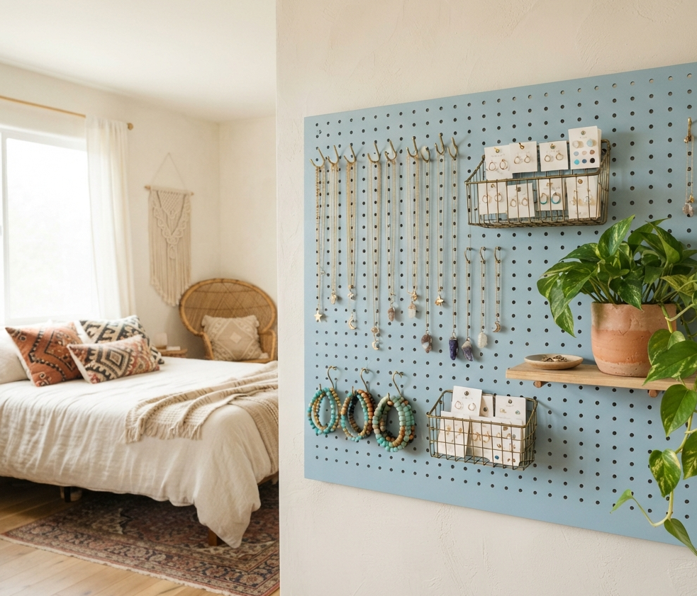 A DIY Pegboard Display