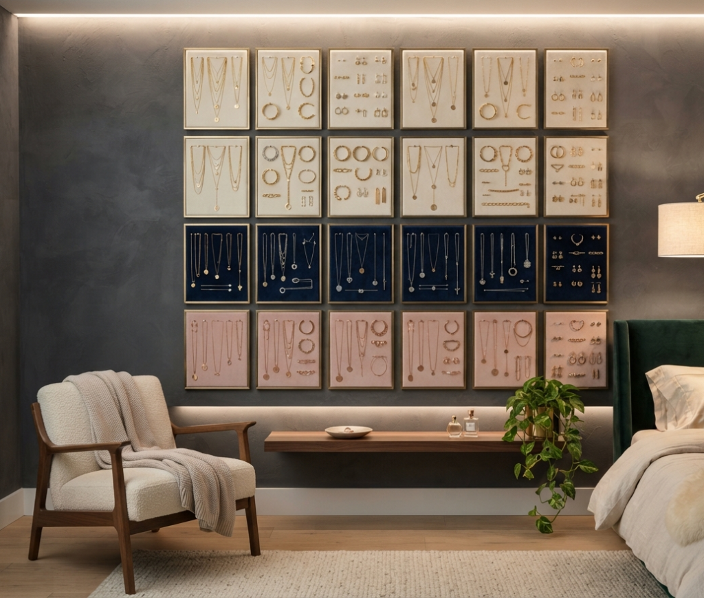 A Jewelry Wall Gallery
