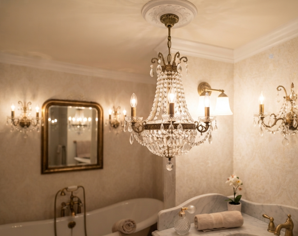 Add Extra Lighting to Small Bathrooms