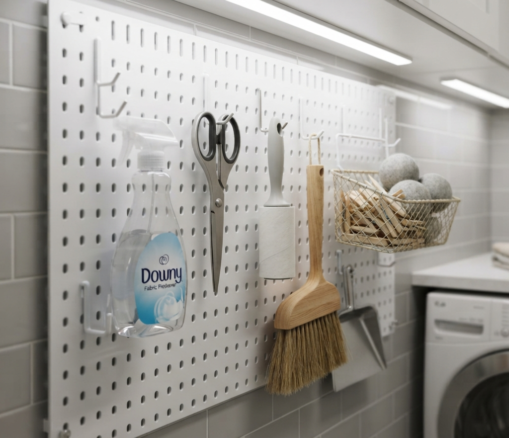 Add a Pegboard for Custom Storage