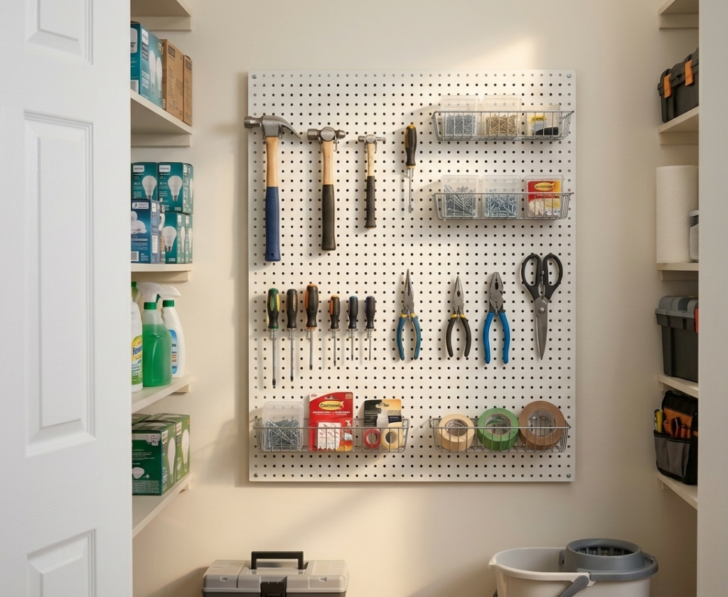 Add a Pegboard for Tools