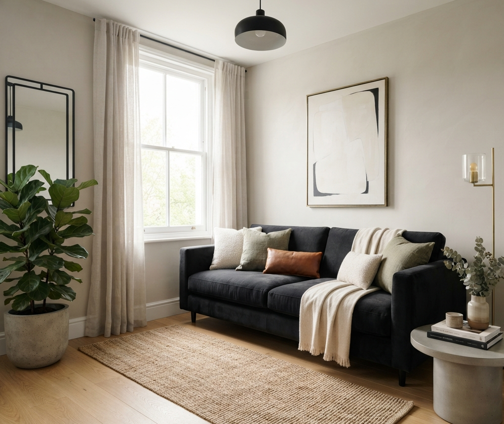 Black Sofas for a Comeback