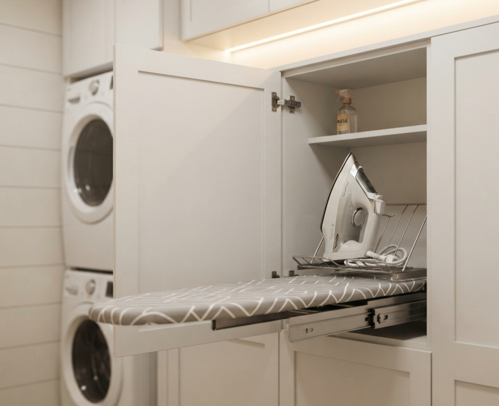 Built-In Ironing Board Cabinet