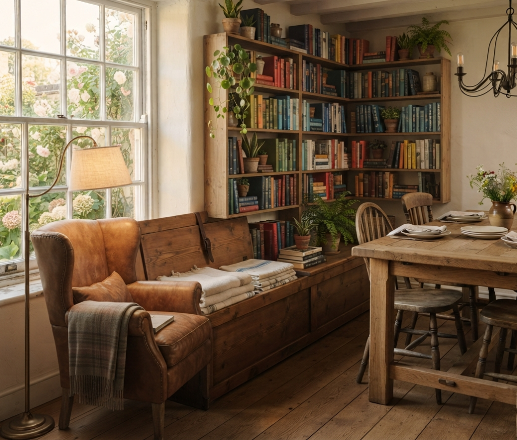  Create a Book Nook With Storage