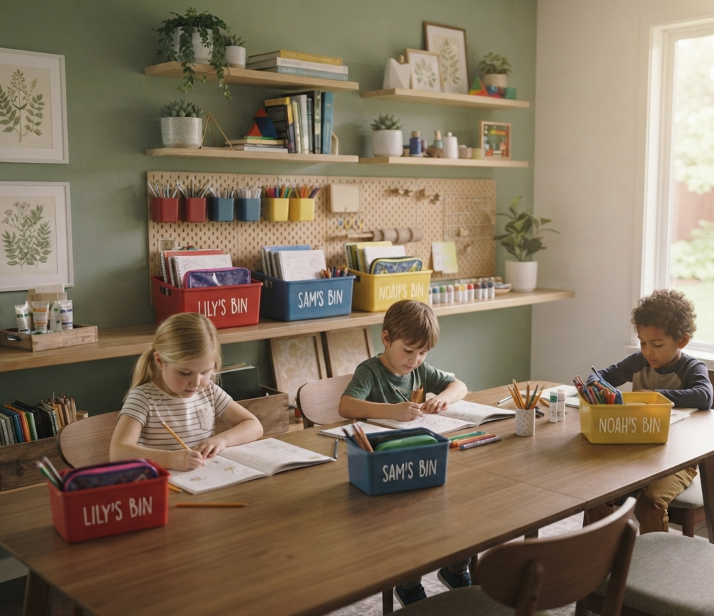 Designate Individual Work Bins