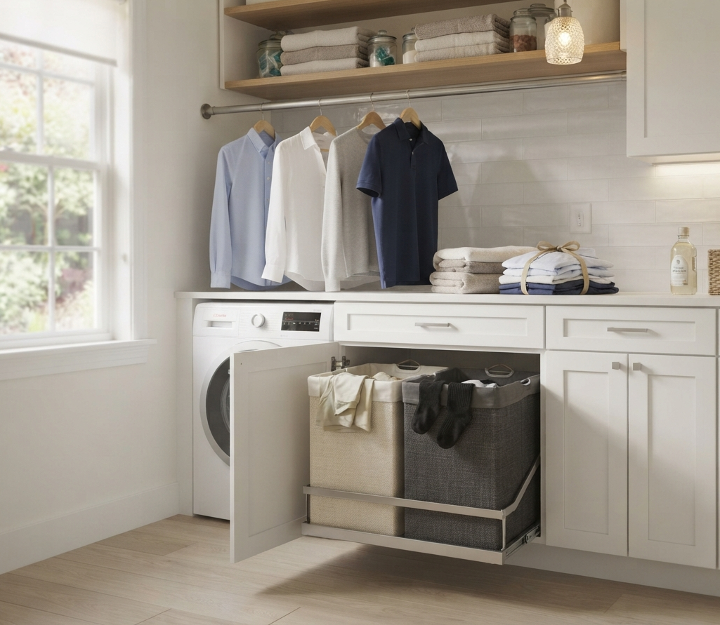 Hide Hampers with Pull-Out Solutions