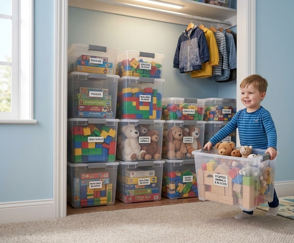 Install Corner Shelving Units