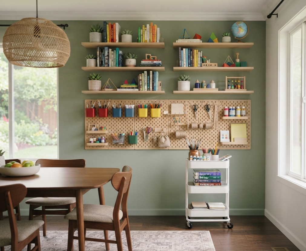  Install Wall-Mounted Storage