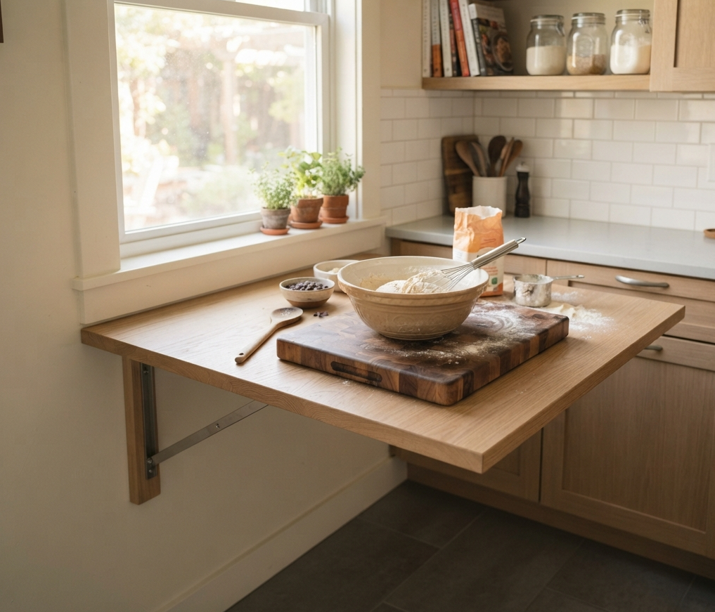  Install a Fold-Down Table
