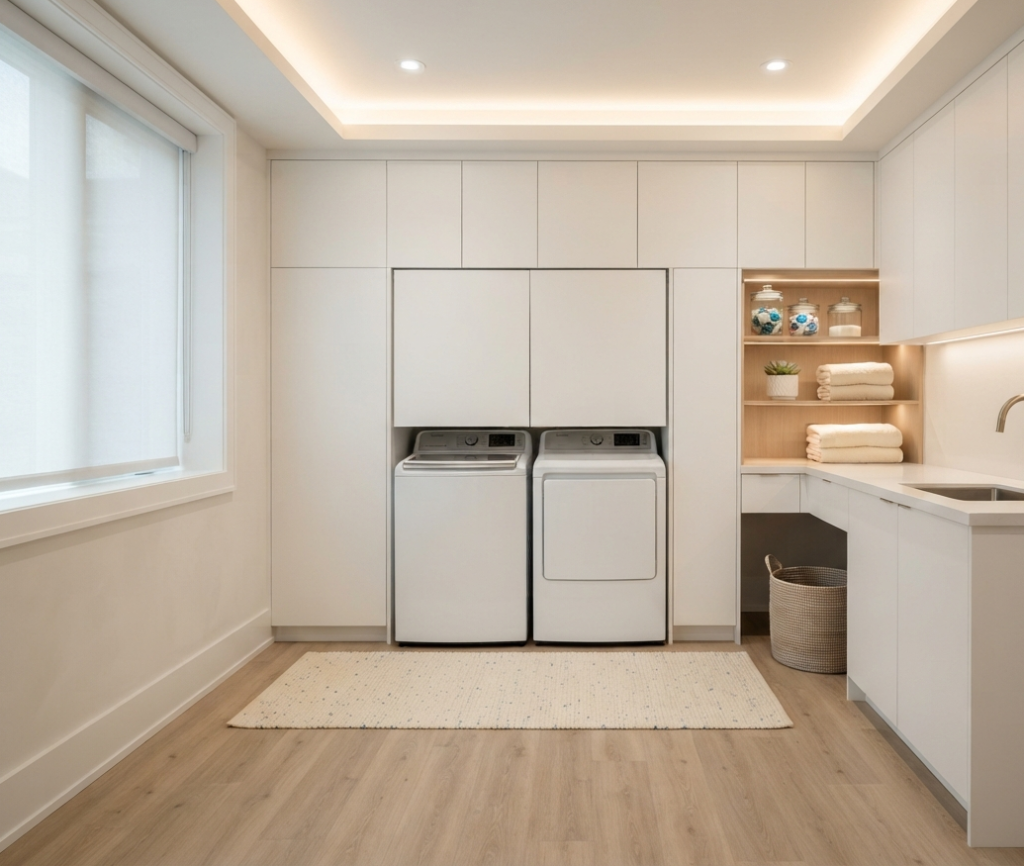 Maximize Wall Space With Floor-to-Ceiling Cabinets