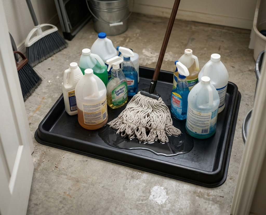 Protect Your Floors With a Tray