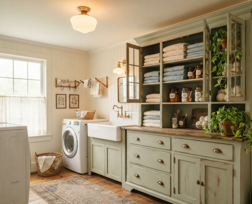 Repurposed Furniture for Unique Storage