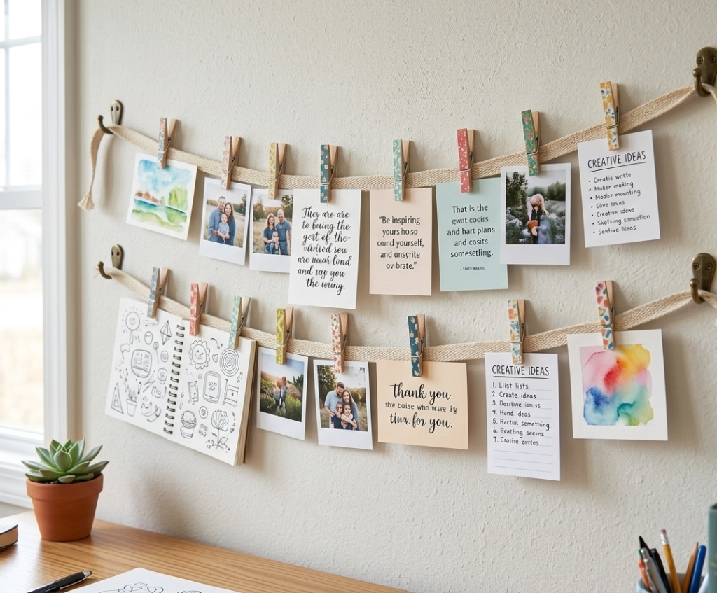 Shoelaces and Ribbon for Hanging Storage