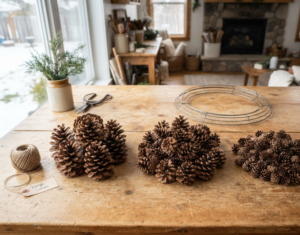 Sorting Pinecones by Size