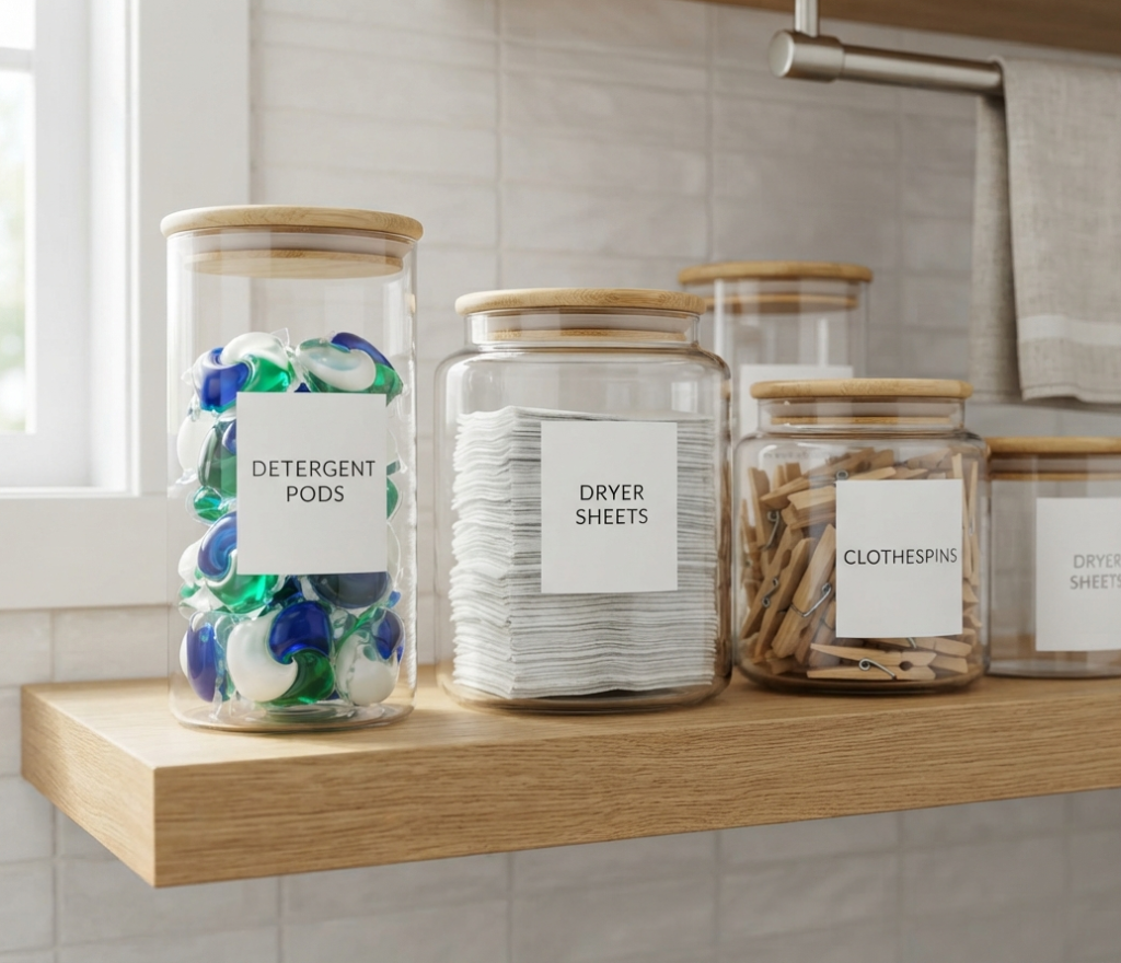  Use Clear Containers for Supplies