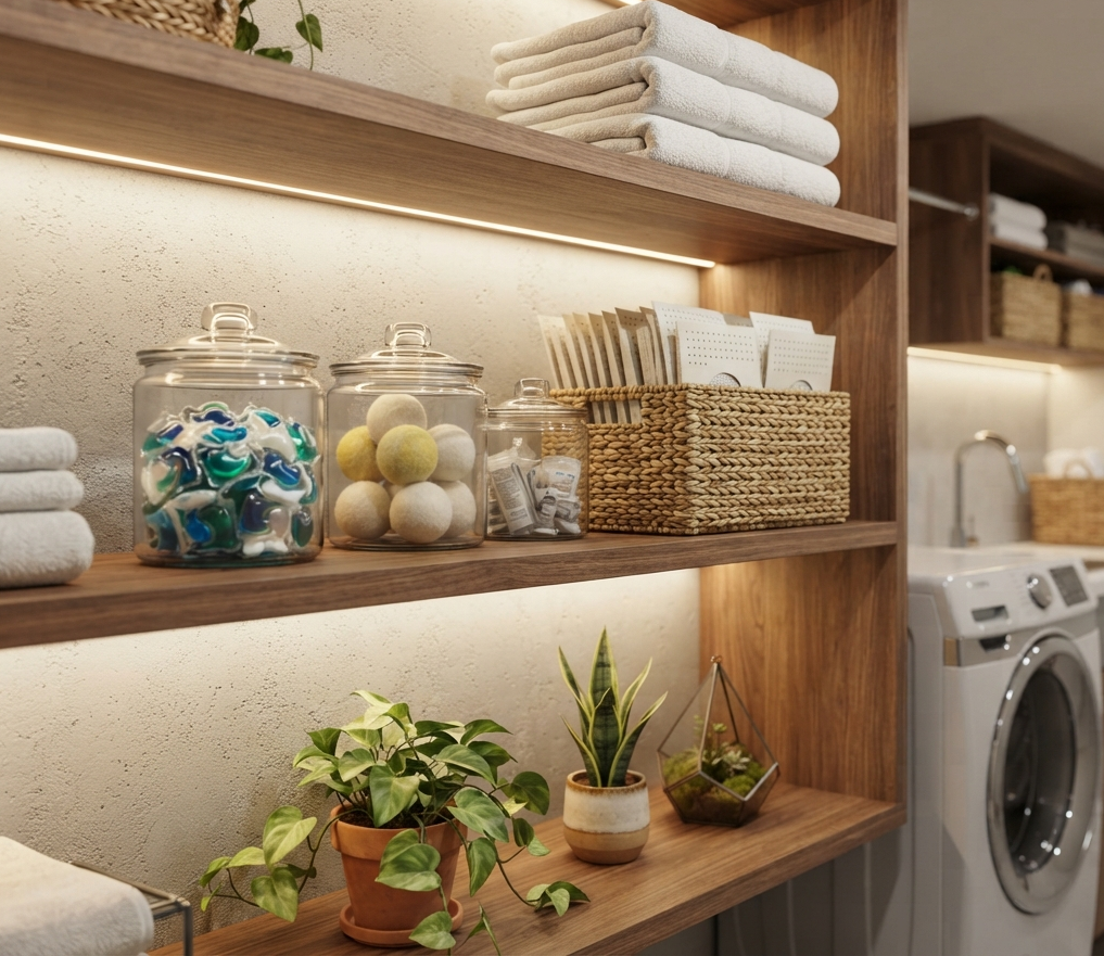 Use Open Shelving for Display and Accessibility