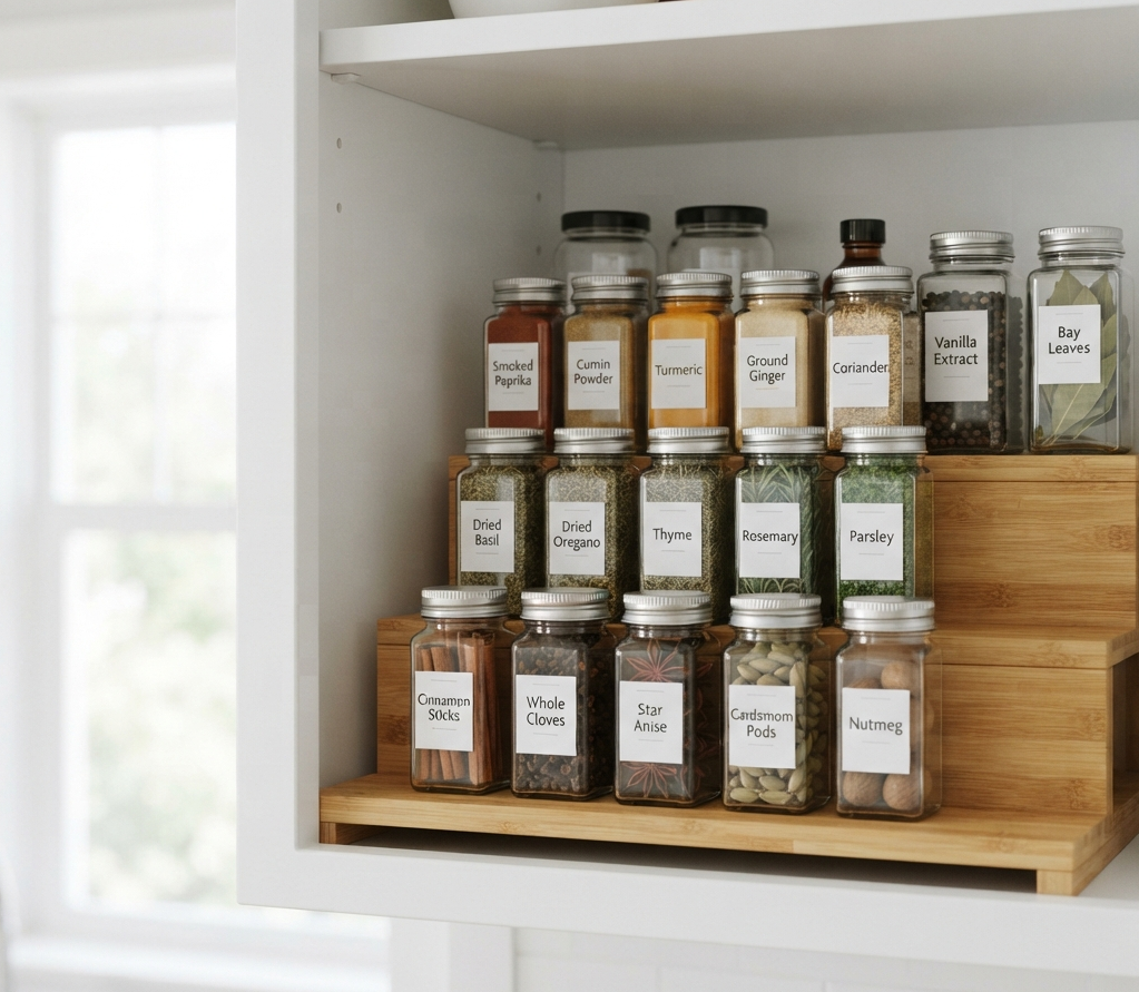 Use Tiered Shelving