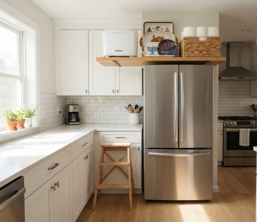  Use the Space Above Your Refrigerator