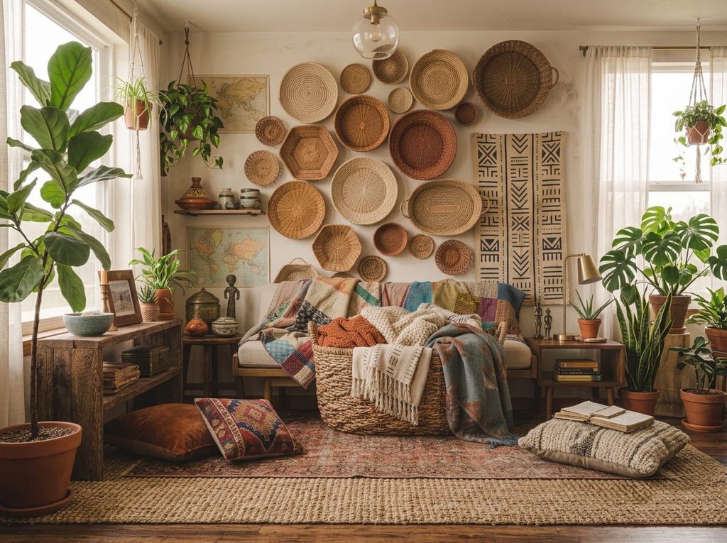 Anchor the Room with a Layered Rug Foundation