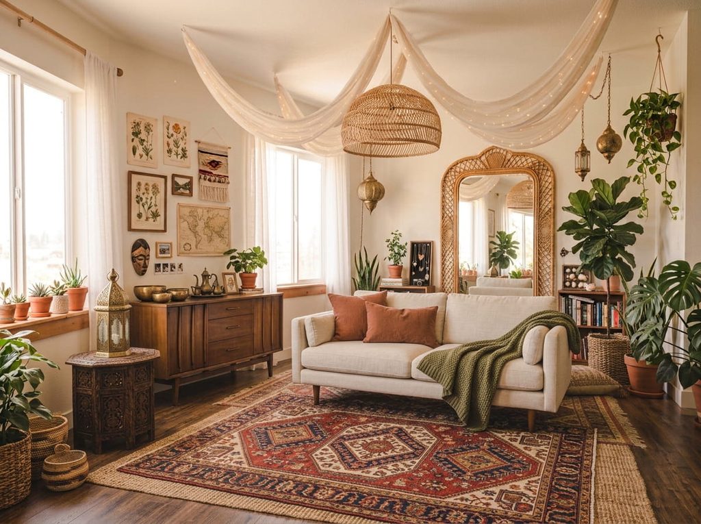 Use Global and Vintage Finds as Anchor Pieces